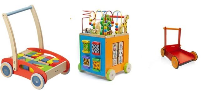 baby walkers at game